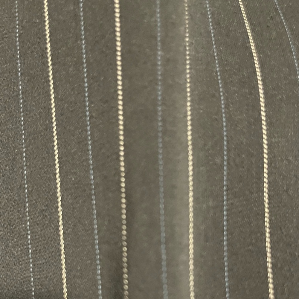 ANNE KLEIN - Pant Suit. Black Pinstripe Blazer and Pants. - Picture 12 of 15